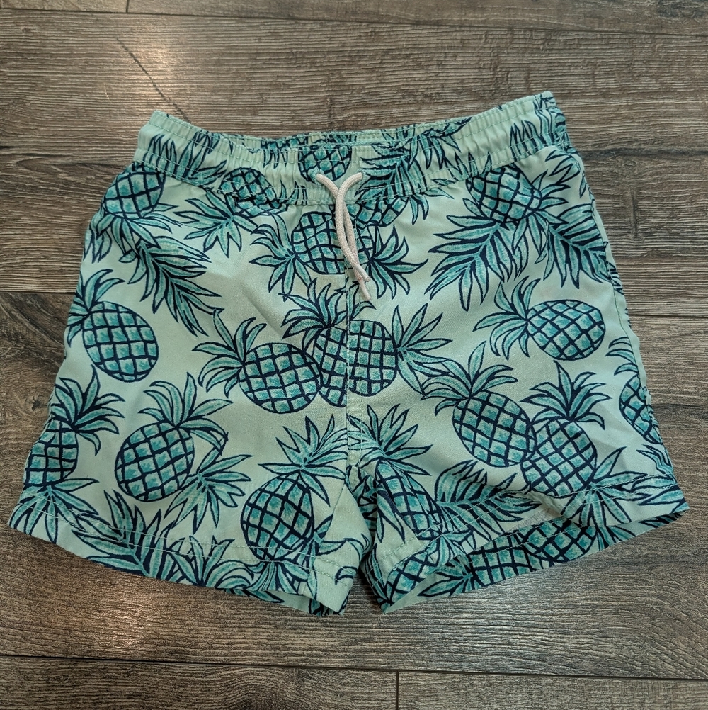 Janie and Jack 3T Toddler Boy Swim Trunks Bathing Suit Swimsuit Pineapple